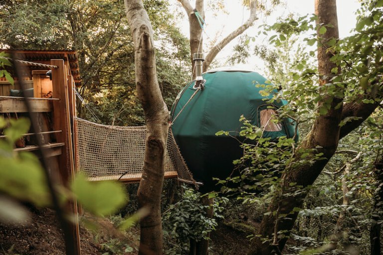 Tree Tent | Luxury Glamping Pod | Pennard Hill Farm